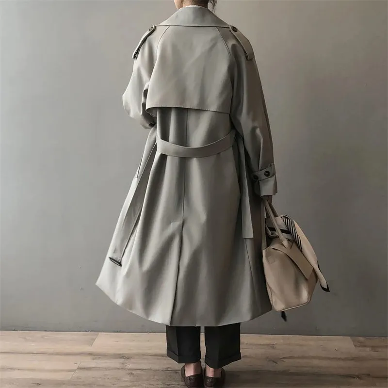 Heidi-Mode | Für Damen Oversized Windbreaker Mit Doppelter Reihe